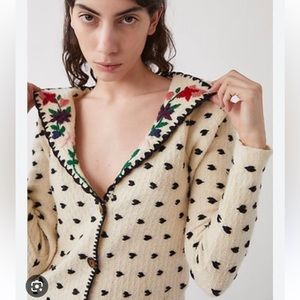 TACH Farah Merino Wool Cardigan in Cream